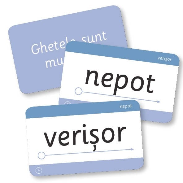 Joc educativ Cuvinte frecvente pentru citit rapid de la 401 la 600, Editura Gama, 4-5 ani + [2]
