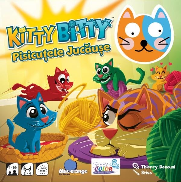 Joc de memorie KITTY BITTY - PISICUTELE JUCAUSE, Blue Orange, +4 ani [1]