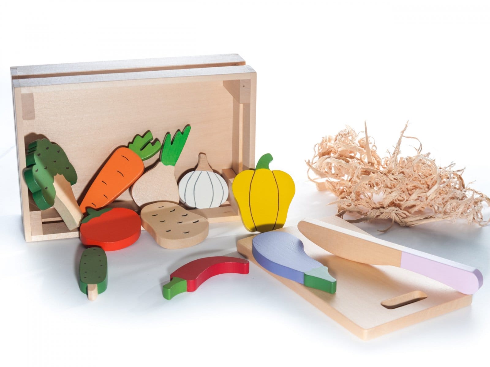Ladita cu legume, jucarie handmade Marc toys, 2-3 ani + [1]
