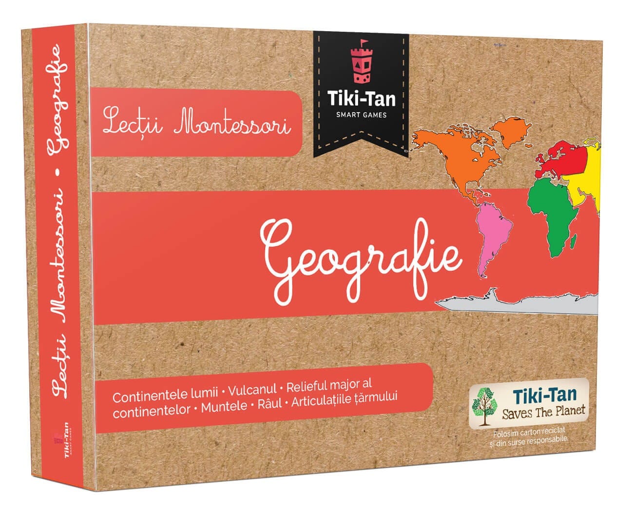 Jucarii si jocuri copii - Lecții Montessori - Geografie, Editura Gama, 2-3 ani +
