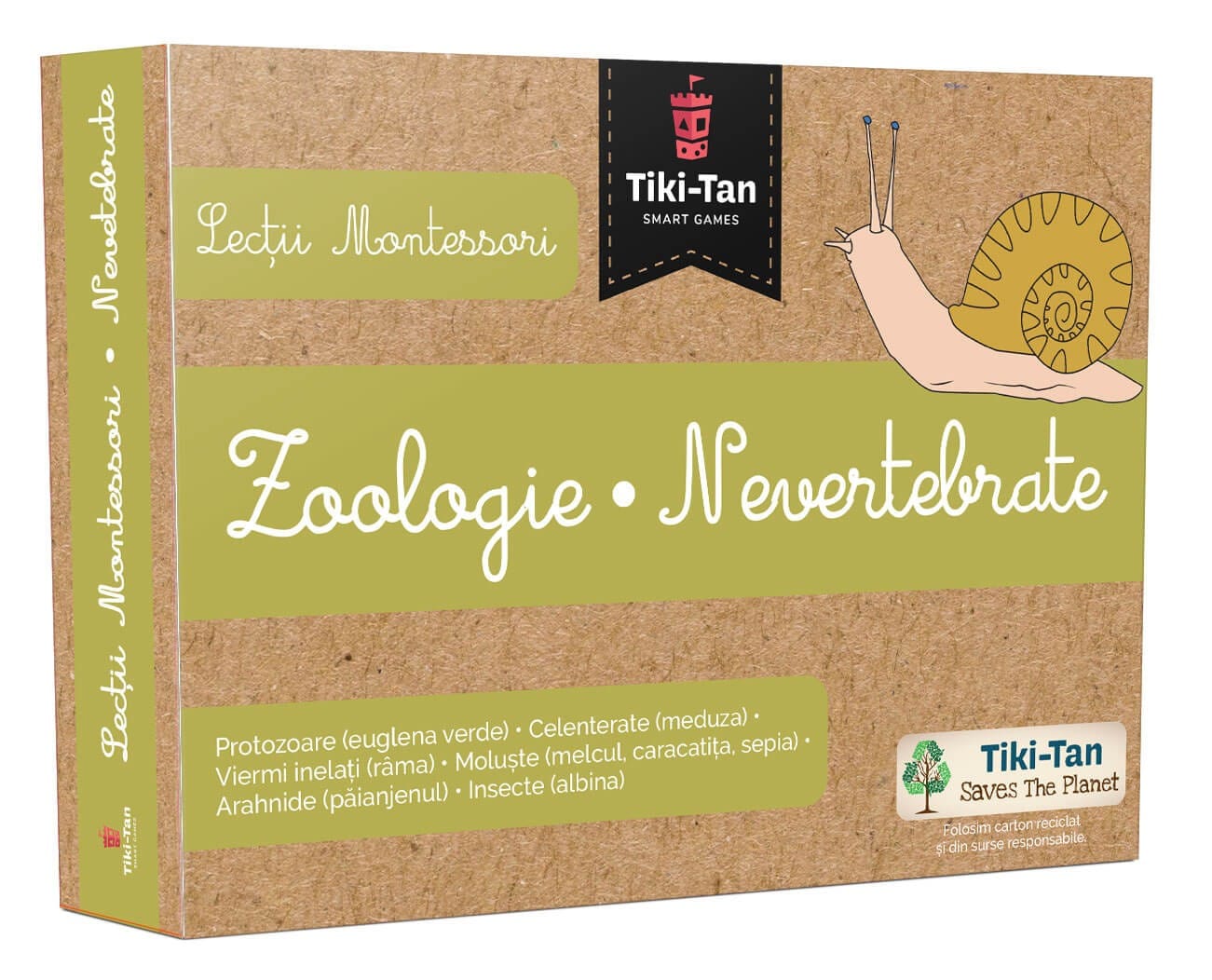 Lecții Montessori - Zoologie • Nevertebrate, Editura Gama, 2-3 ani + [1]