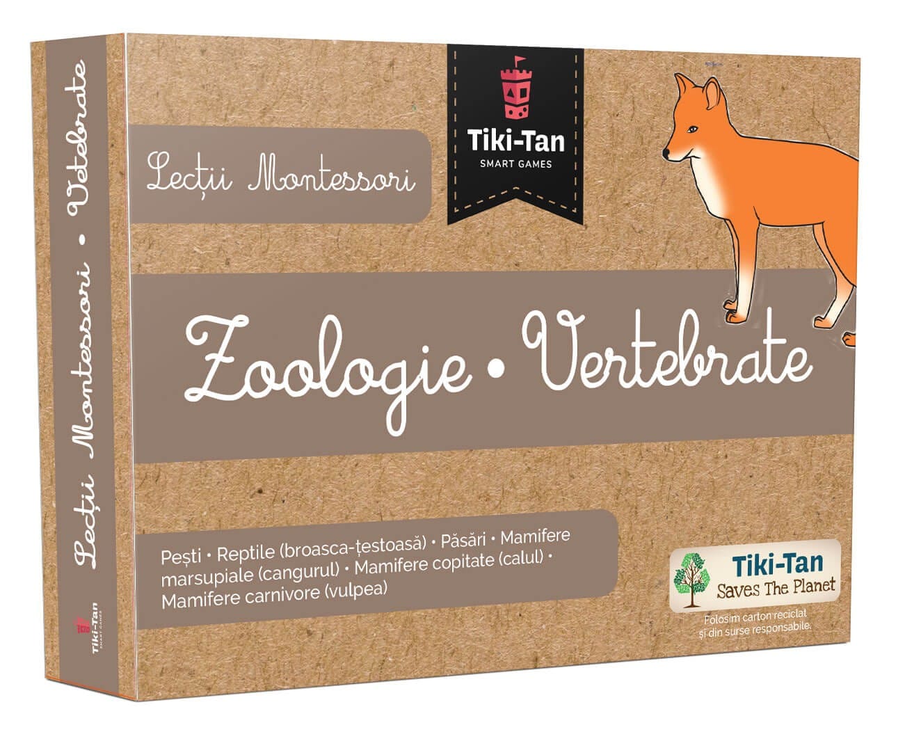 Gradinita si scoala - Lecții Montessori - Zoologie • Vertebrate, Editura Gama, 2-3 ani +