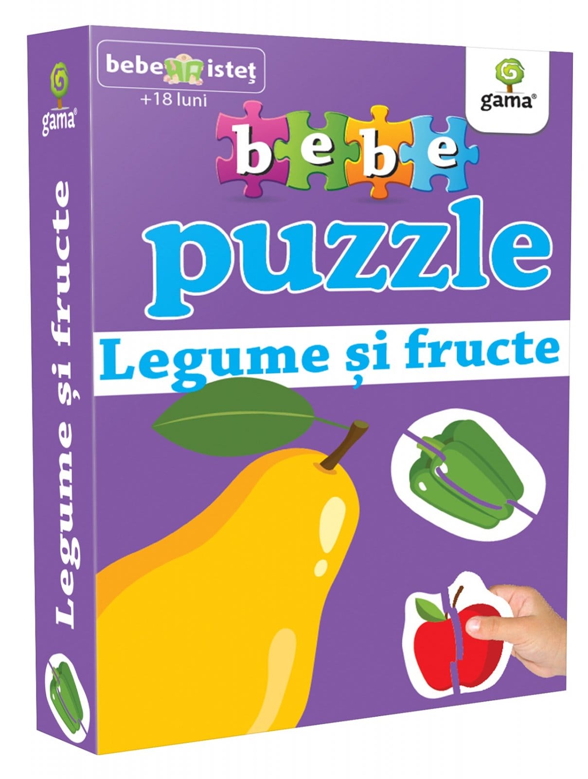 Jucarii bebelusi - Legume și fructe, Editura Gama, 1-2 ani +