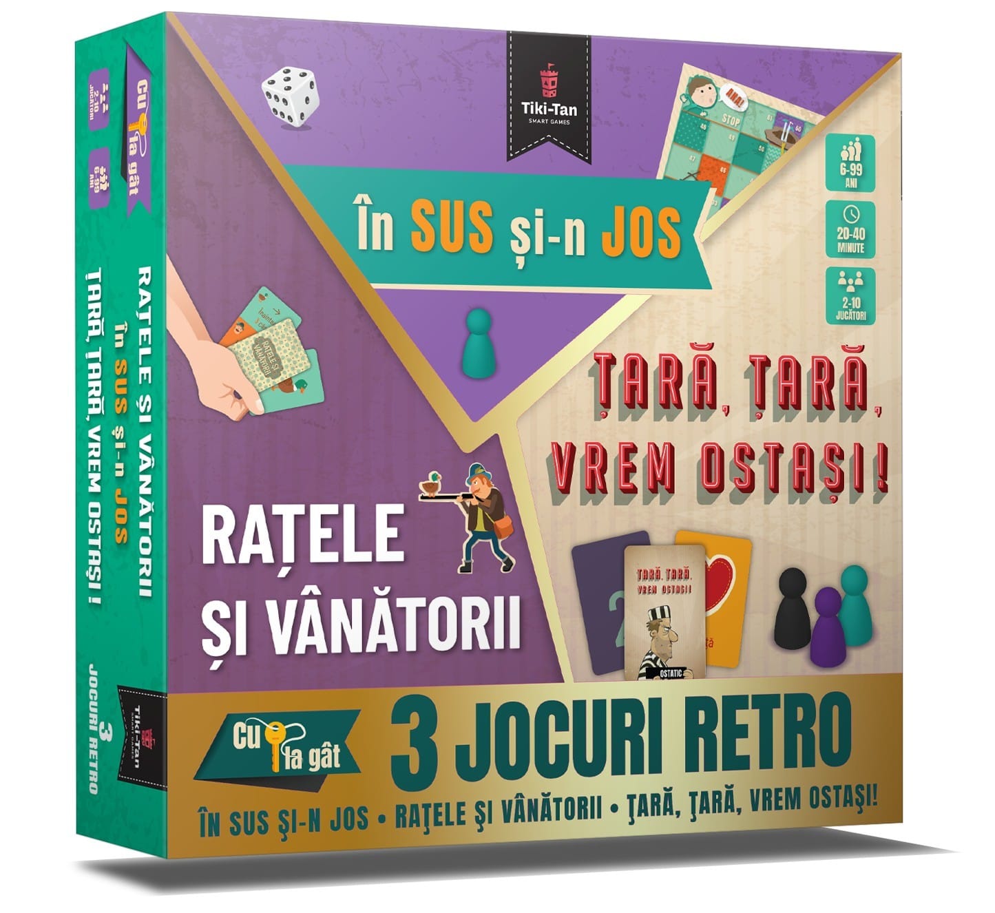 3 jocuri retro - In sus si-n jos. Ratele si vanatorii. Tara, tara, vrem ostasi! [1]
