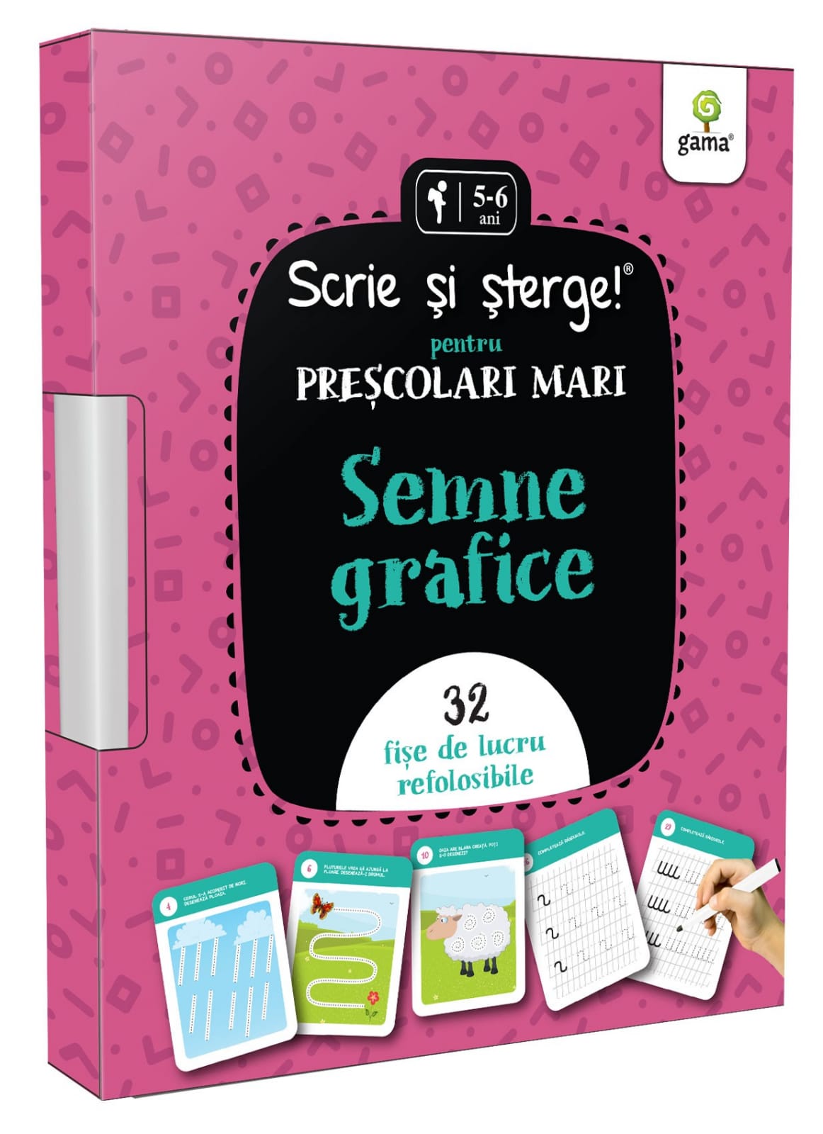Gradinita si scoala - Semne grafice • pentru prescolari mari