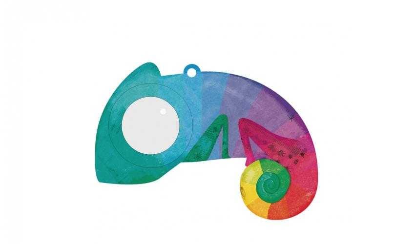 Jucarii educative 2 - 3 ani - Lupa Londji, cameleon, 3 ani +