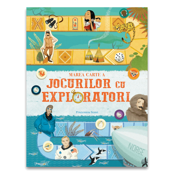 Carti educative - Marea carte a jocurilor cu exploratori, DPH, 4-5 ani +