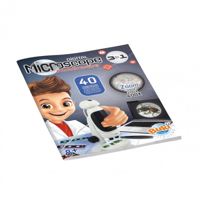 3 in 1 Video Microscop, BUKI France, 8-9 ani + [4]