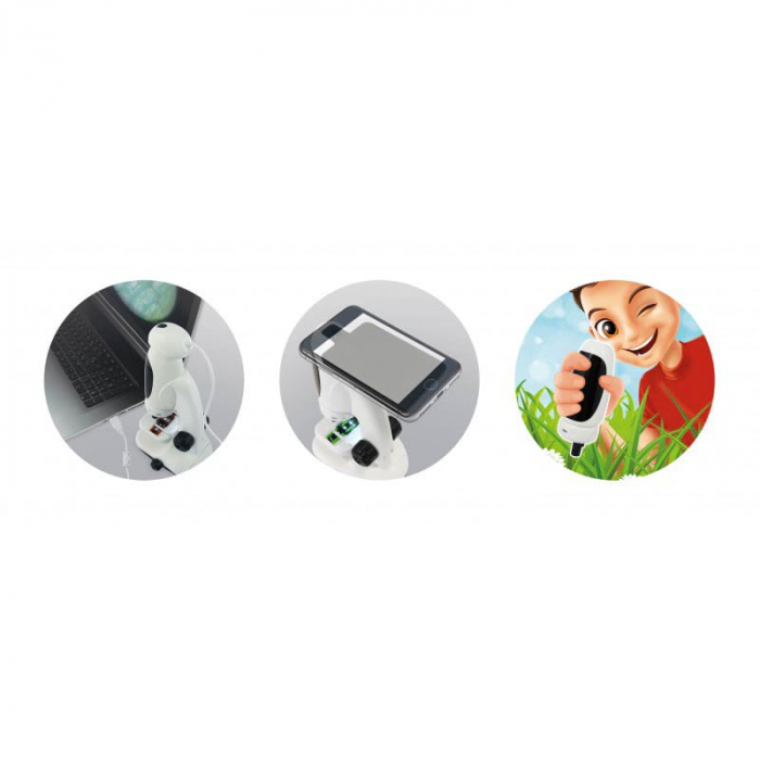 3 in 1 Video Microscop, BUKI France, 8-9 ani + [6]