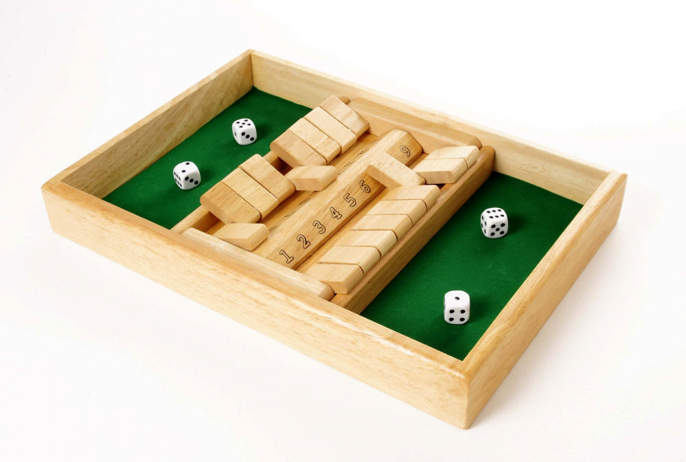 Joc matematica Inchide cutia pentru 2 jucatori, 34x24x4 cm