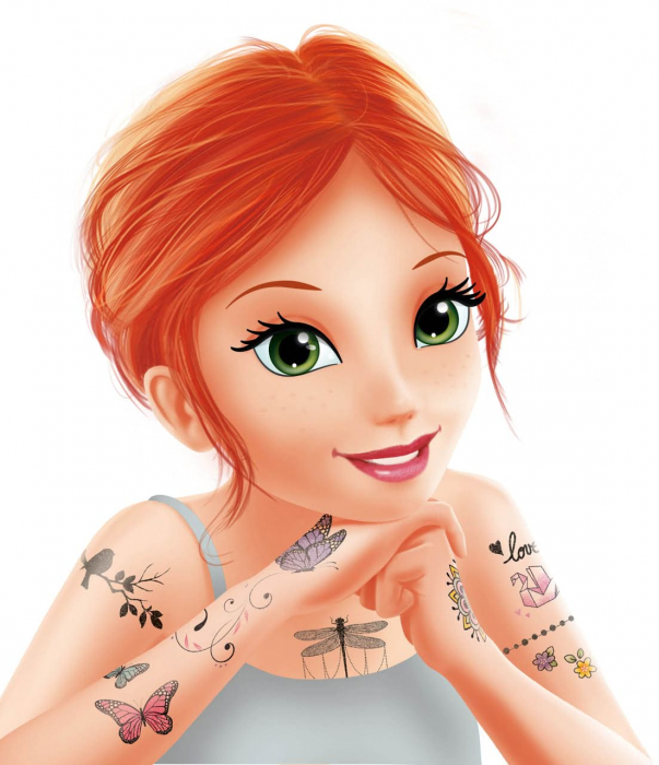 75 Tatuaje - fete, BUKI France, 8-9 ani + [6]