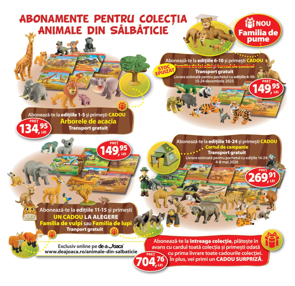 Abonament editiile 11-15 Colectia Animale din salbaticie [3]