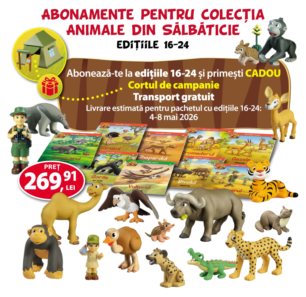 Abonament editiile 16-14 Colectia Animale din salbaticie