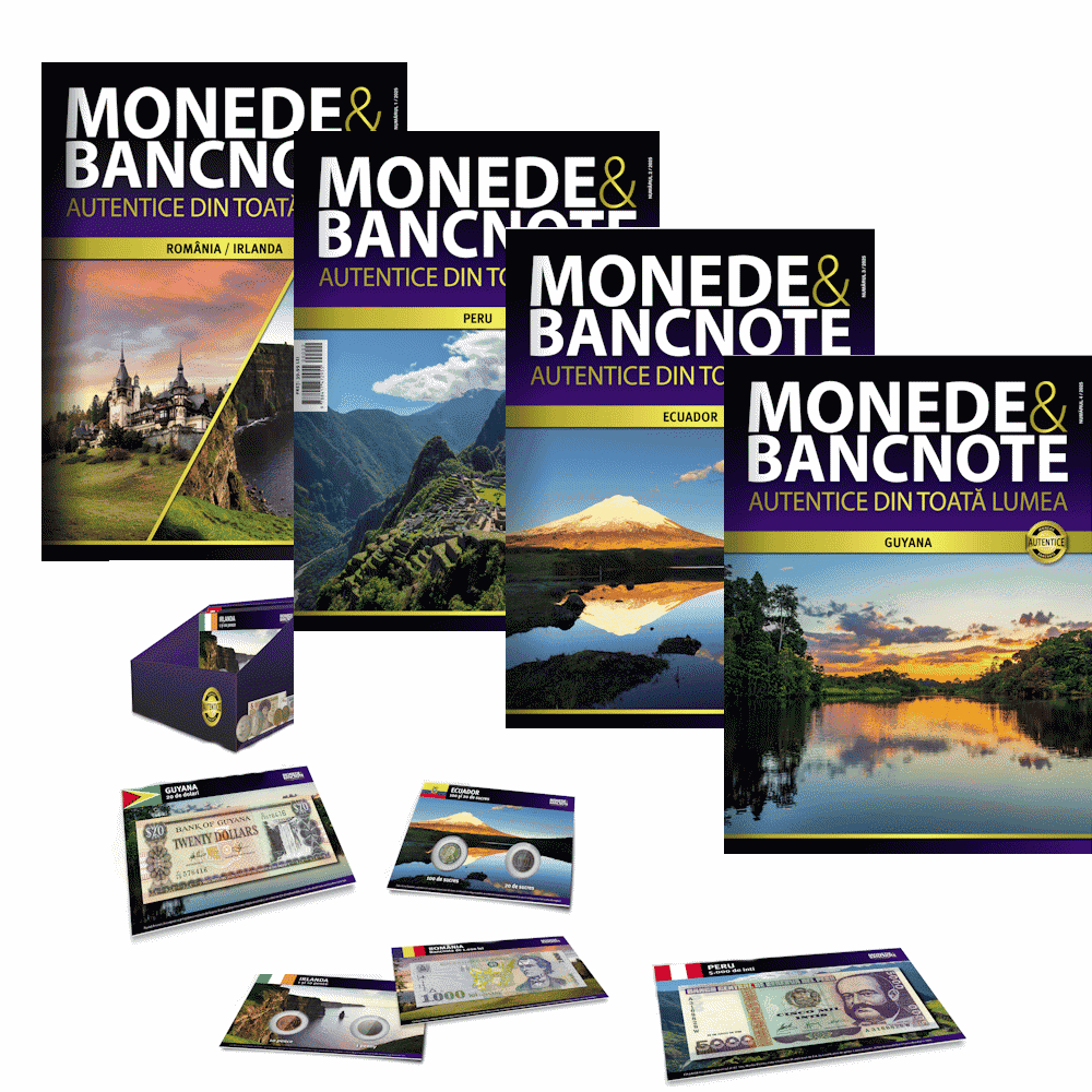 Abonament Monede si Bancnote Autentice din toata lumea nr.1-4