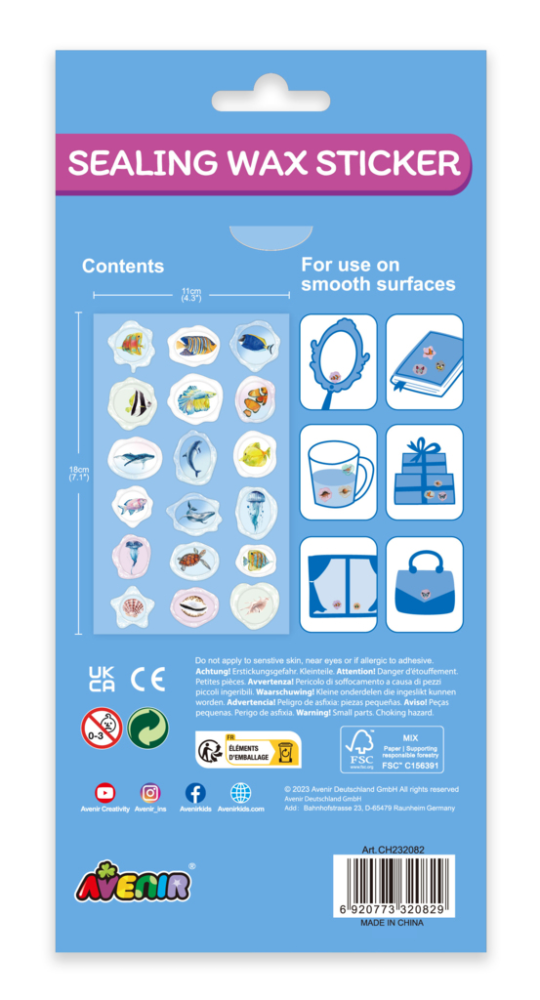 Abtibilduri imitatie sigiliu - Animale subacvatice, colectia Creatii Naturale [4]