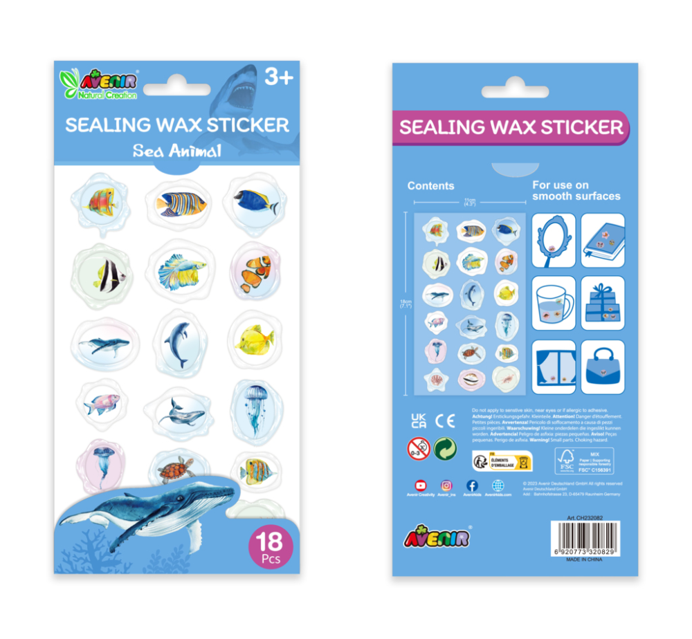 Abtibilduri imitatie sigiliu - Animale subacvatice, colectia Creatii Naturale [3]