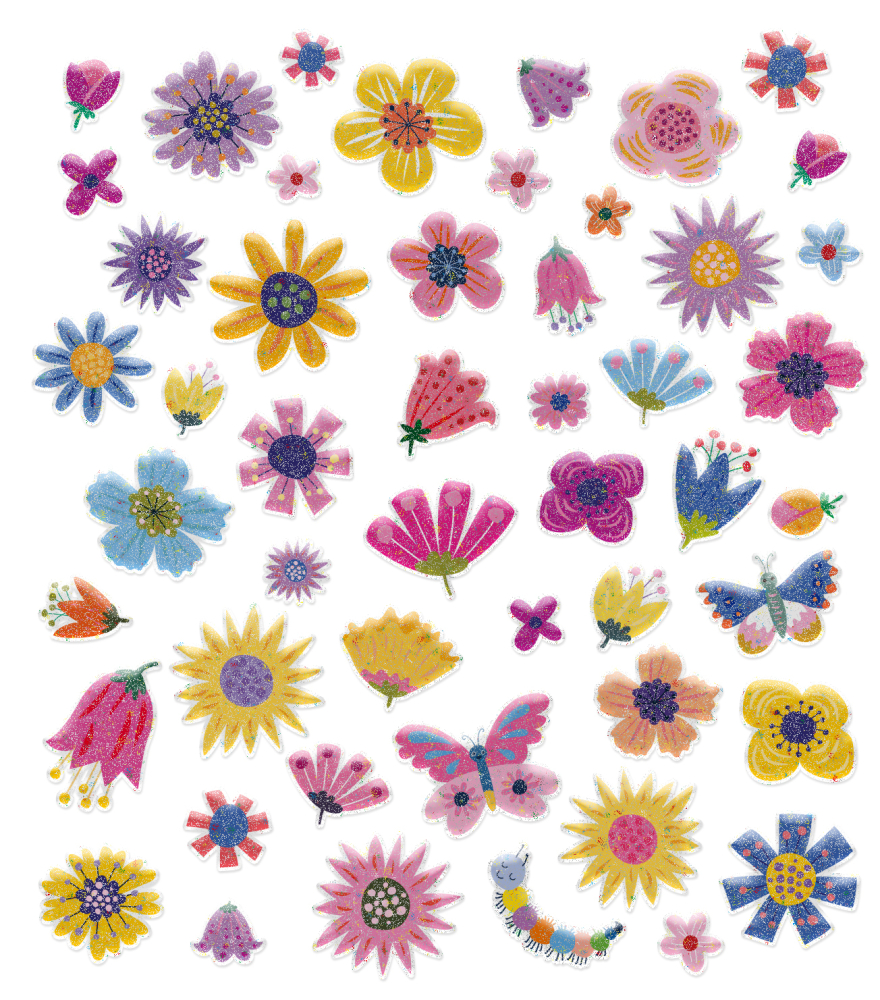 Abtibilduri pufoase 3D - Gradina [2]