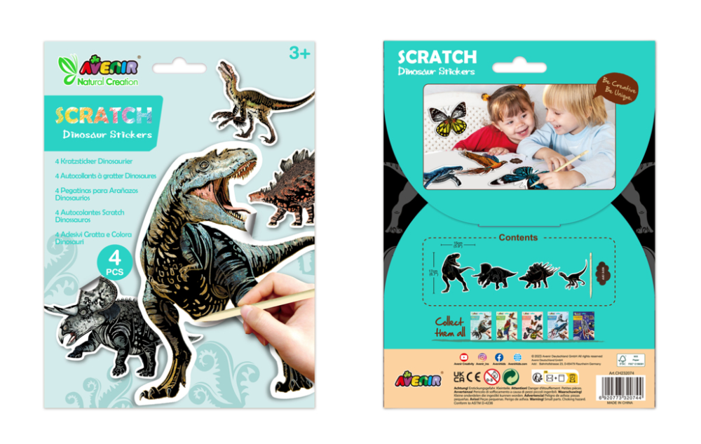 Abtibilduri razuibile - Dinozauri, colectia Creatii Naturale [3]