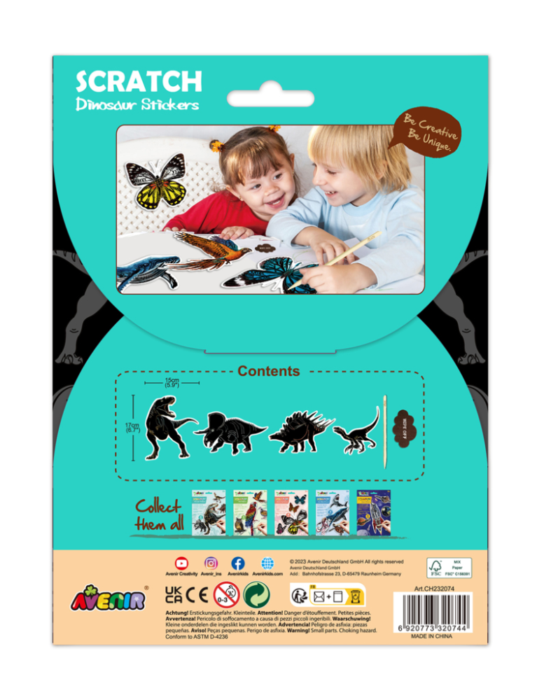 Abtibilduri razuibile - Dinozauri, colectia Creatii Naturale [2]