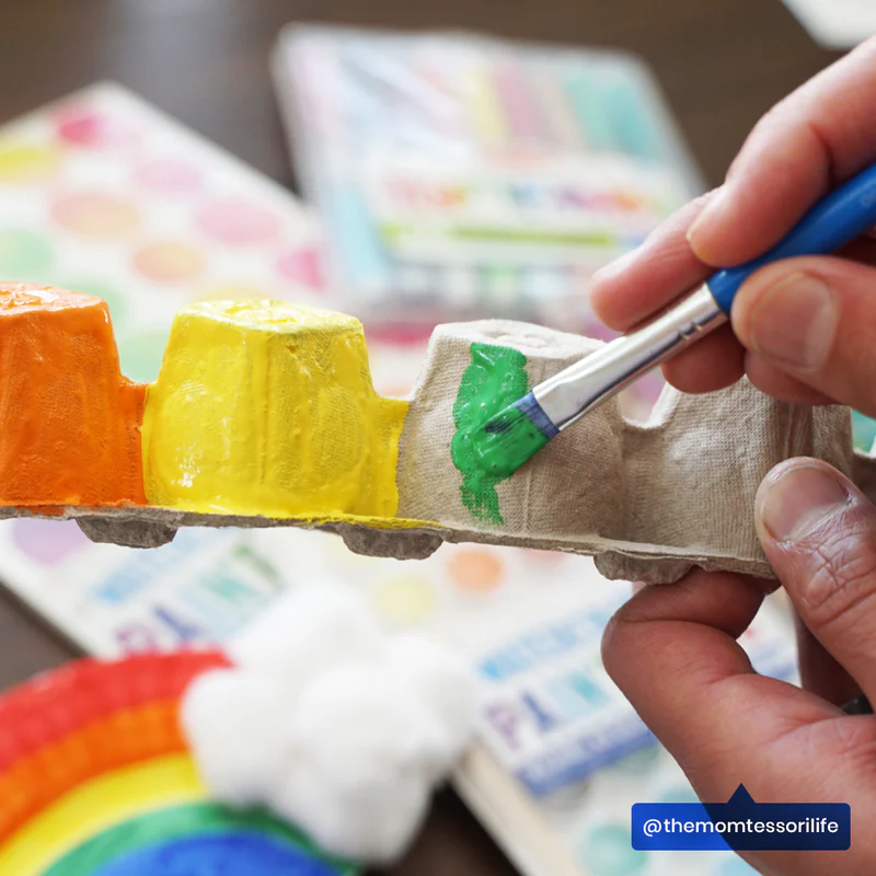 Acuarele lavabile Lil  Paint, 12 culori si pensula inclusa [5]