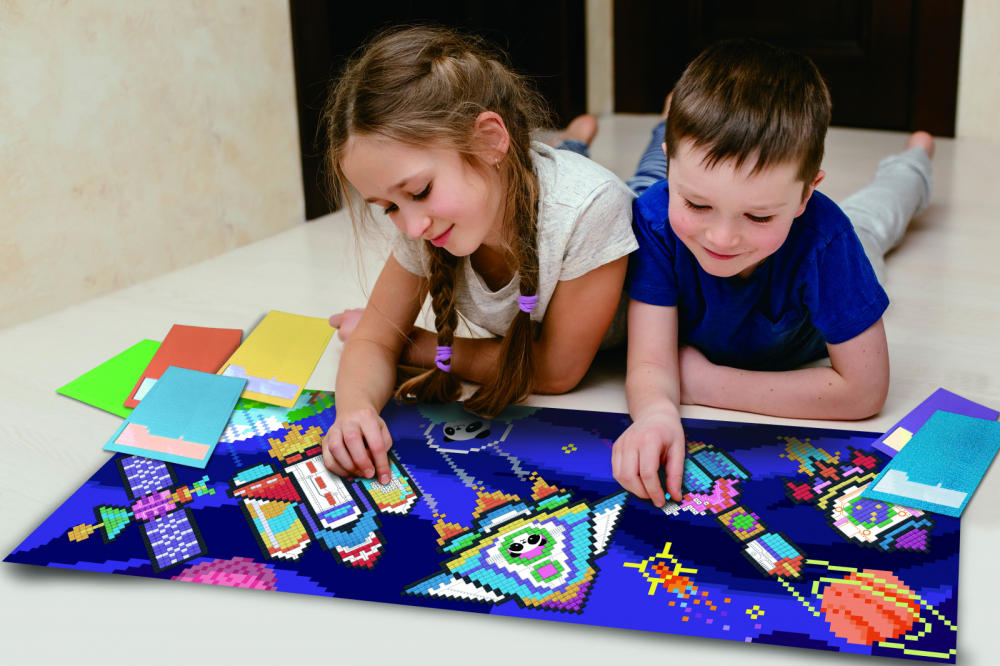 Arta mozaic pe numere - Spatiu [2]