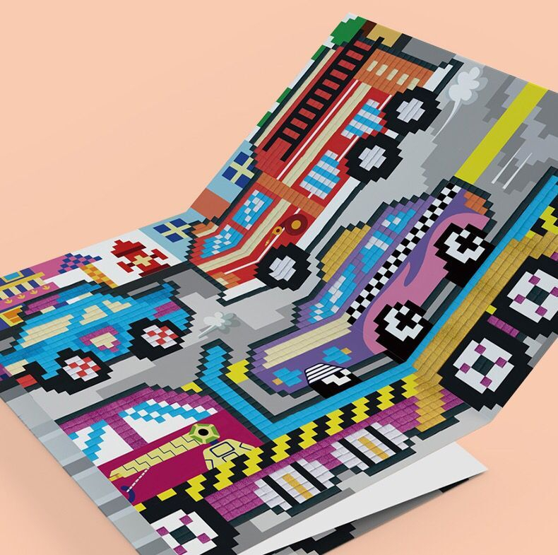 Arta mozaic pe numere - Transport [2]