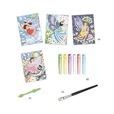 Atelier creativ cu sclipici, Zane, Djeco, 6-10 ani + [4]