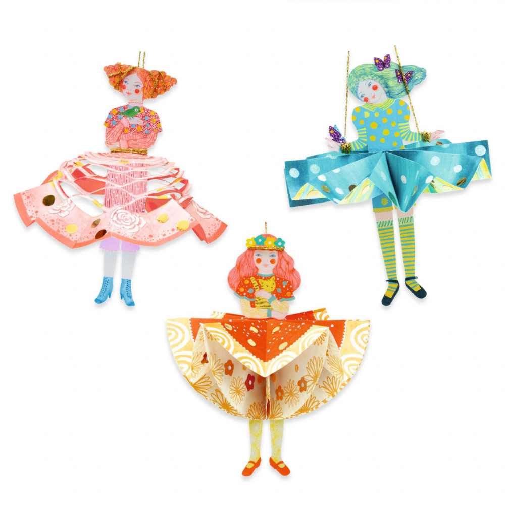 Atelier creativ Rochii din hartie, Djeco, 6-10 ani [2]