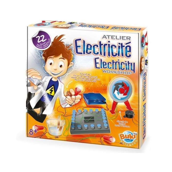 Atelierul de electricitate - 22 circuite, BUKI France, 8-9 ani + [4]