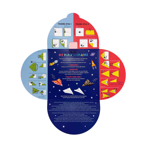Avioane de hartie - 24 modele, set creativ DIY [3]