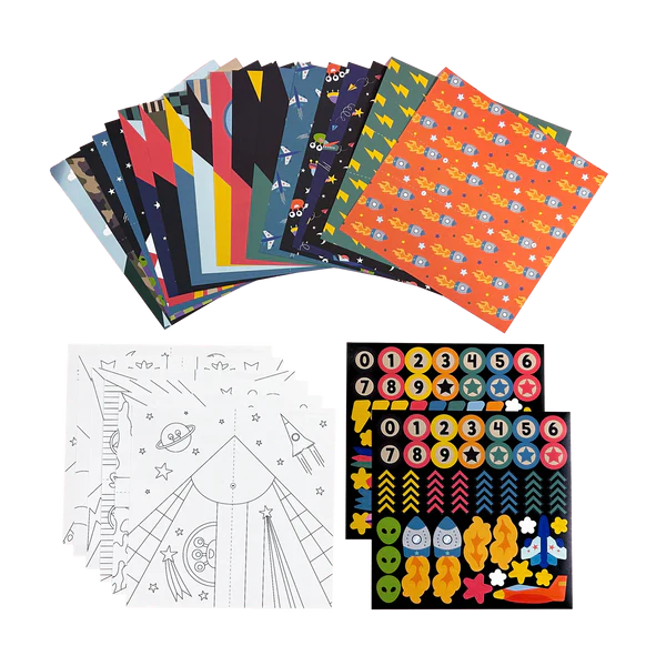 Avioane de hartie - 24 modele, set creativ DIY [6]