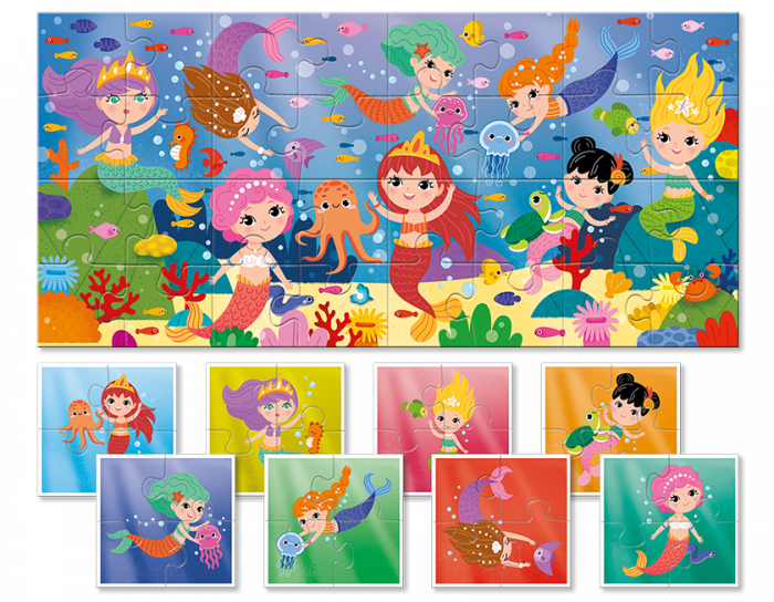 Baby Puzzle - Sirene, Ludattica, 2 - 5 ani [3]
