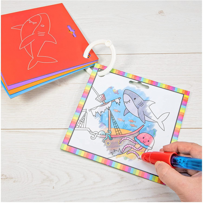 Baby Water Magic: Carte de colorat In ocean, Galt, 1-2 ani + [3]