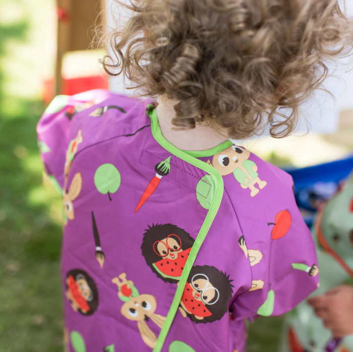 Baveta lunga cu buzunar - Animalute vesele, TIDY TOT, 0-1 ani + [5]