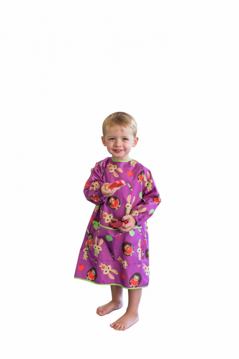 Baveta lunga cu buzunar - Animalute vesele, TIDY TOT, 0-1 ani + [2]