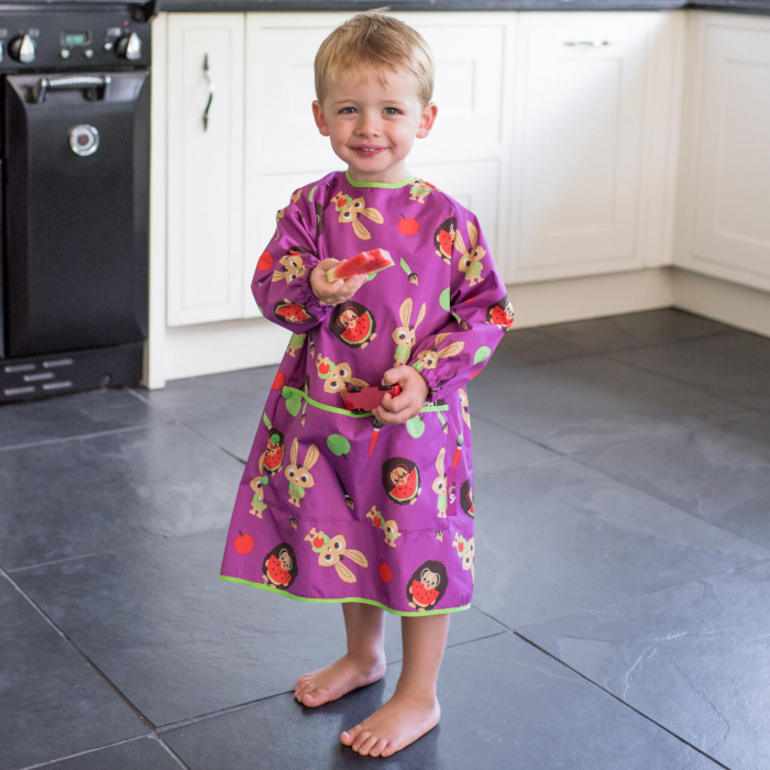 Baveta lunga cu buzunar - Animalute vesele, TIDY TOT, 0-1 ani + [3]