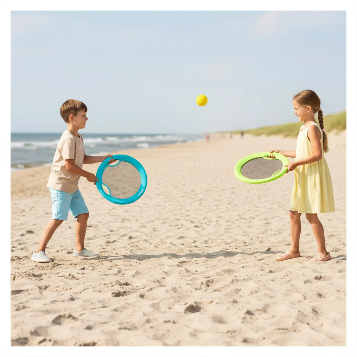 Beachball & Frisbee XL 40cm, set 2 în 1 de plaja, Alldoro [2]