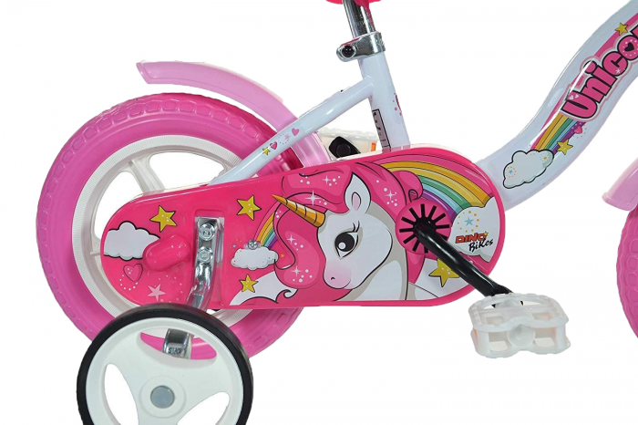 Bicicleta copii 10'' - UNICORN, DINO BIKES, 2-3 ani + [9]
