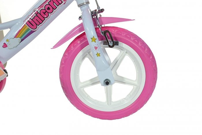 Bicicleta copii 12'' - UNICORN, DINO BIKES, 2-3 ani + [6]