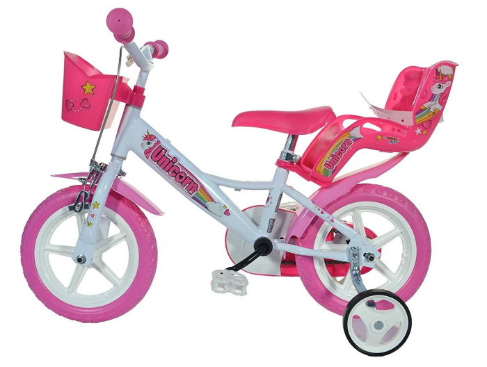 Bicicleta copii 12'' - UNICORN, DINO BIKES, 2-3 ani + [2]