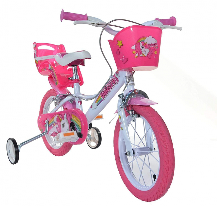 Bicicleta copii 14'' - UNICORN, DINO BIKES, 4-5 ani + [2]