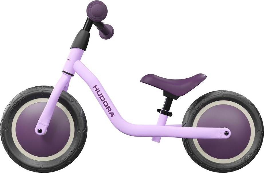 Bicicleta fara Pedale Hudora Cruisy, 18 luni+, culoare lavanda - Primii Pasi Siguri si Stilati