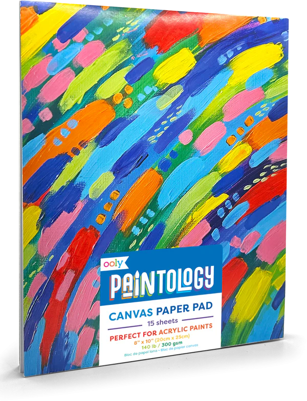 Bloc desen pentru pictura A4, 15 file panza canvas, 300 g mp, Paintology [1]