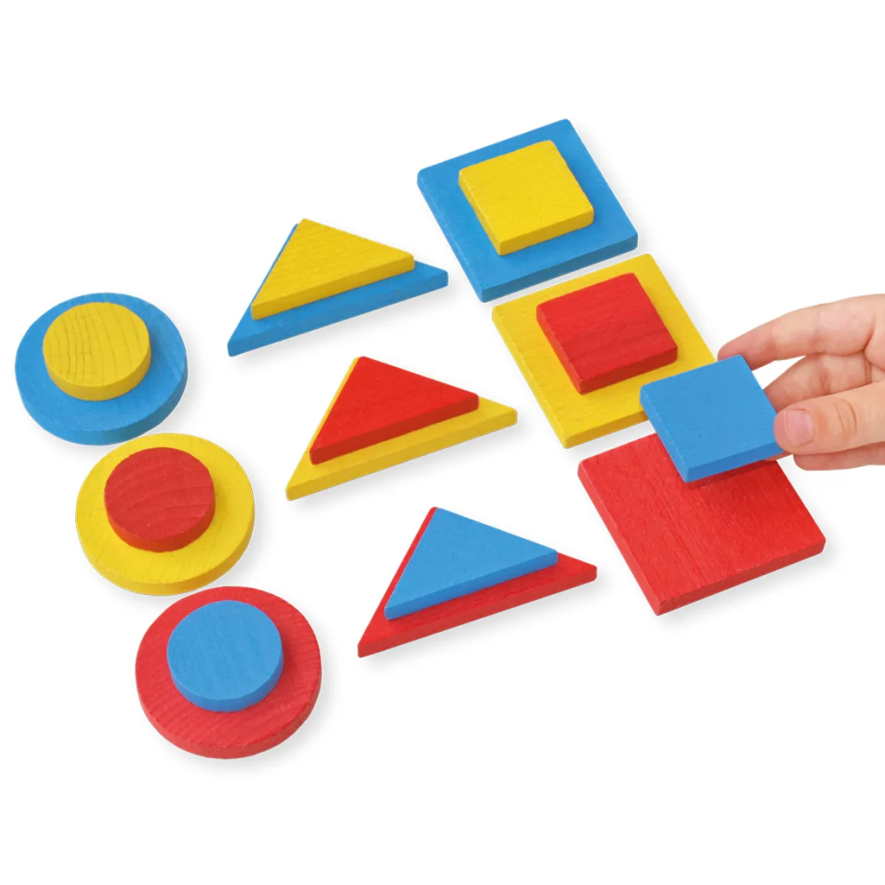Blocuri logice din lemn, 48 piese [3]