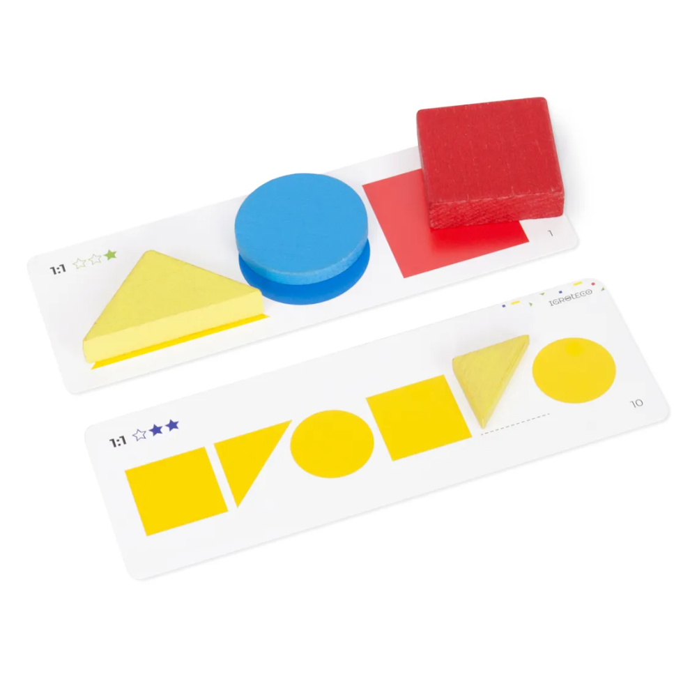 Blocuri logice din lemn, 48 piese [2]