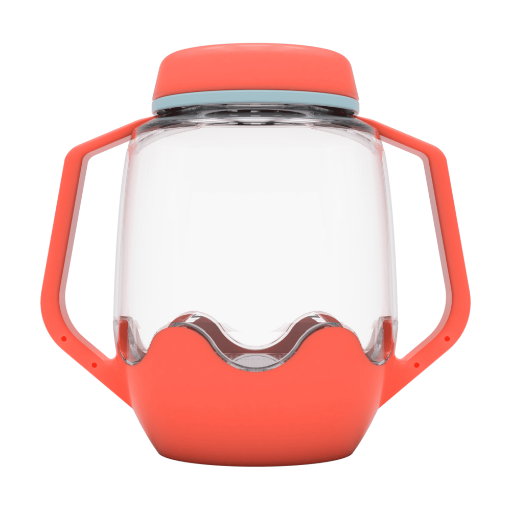 Borcan pentru joaca senzoriala, roz corai [1]