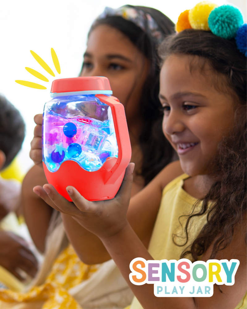 Borcan pentru joaca senzoriala, roz corai [8]