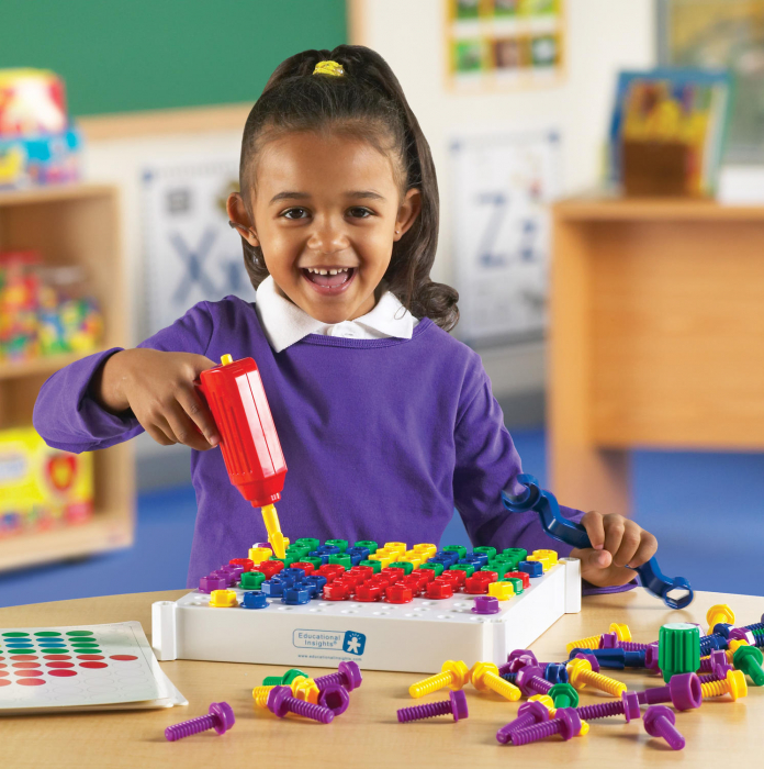 Bormasina Magica - set de baza, Educational Insights, 2-3 ani + [7]