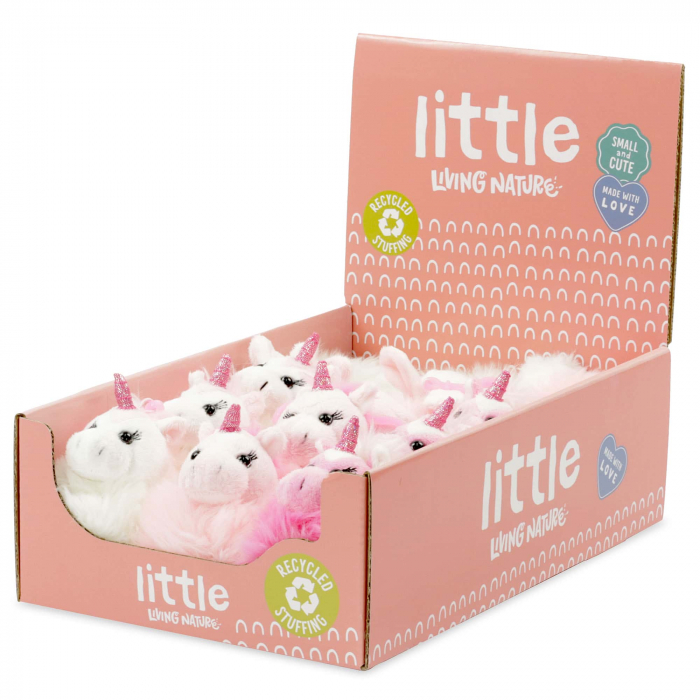 Breloc pufos Unicorni 11cm, diverse sortimente [5]