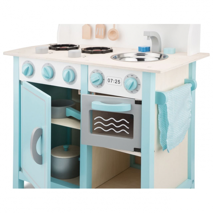 Bucatarie Bon appetit Deluxe Albastru, New Classic Toys, 2-3 ani + [3]
